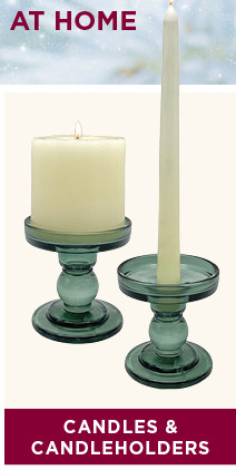 Candles and candleholders