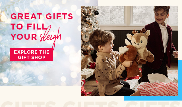 Great gifts to fill your sleigh. Explore the gift shop.