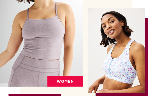 made to move you. shop women. 