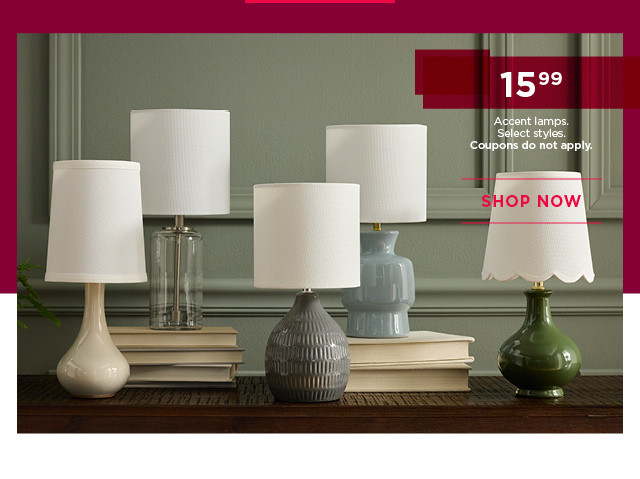 15.99 accent lamps