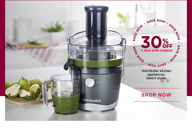 30% off nutribullet kitchen appliances