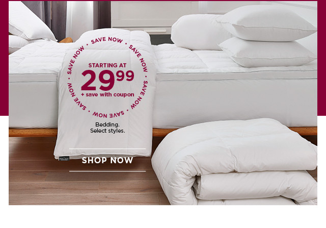 starting at 29.99 bedding