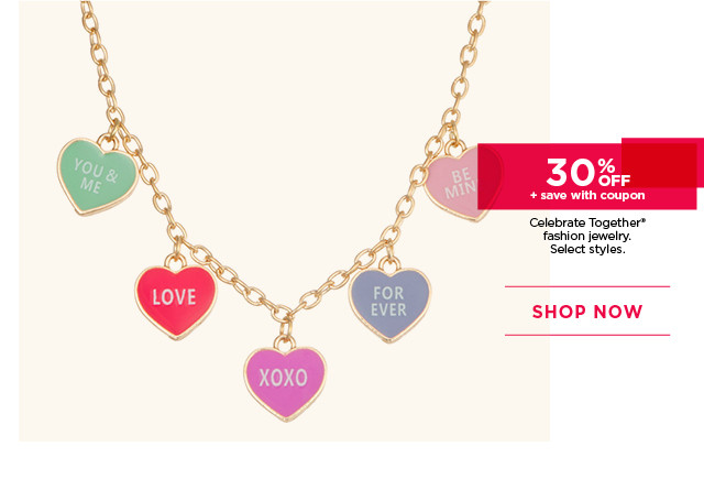 30% off celebrate together jewelry