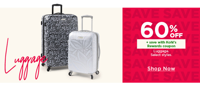 60% off luggage