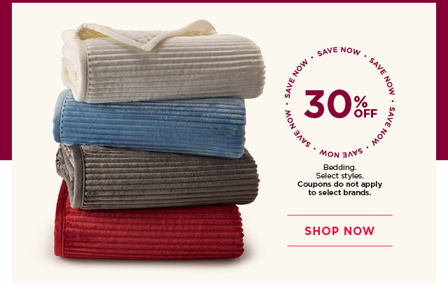 30% off bedding