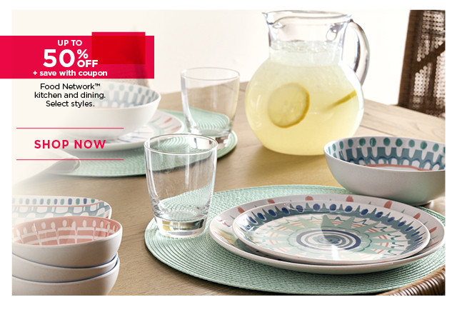 up to 50% off food network kitchen and dining