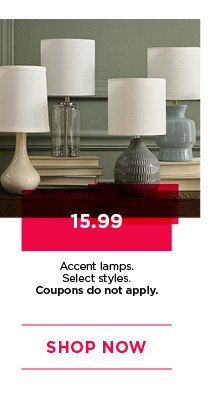 15.99 accent lamps