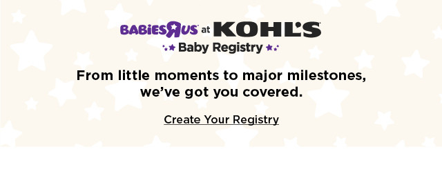 create your baby registry