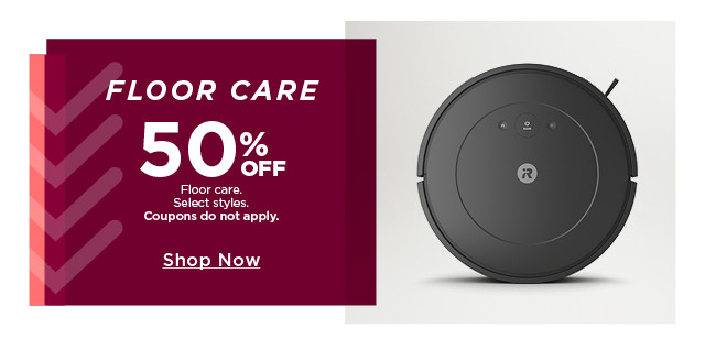 50% off floor care