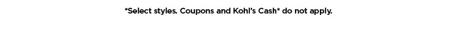 coupons and kohl's cash do not apply