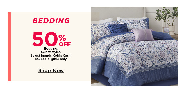50% off bedding