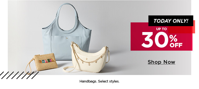 up to 30% off handbags