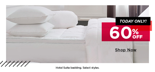 60% off hotel suite bedding