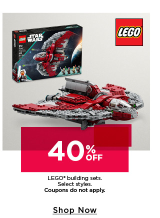 40% off lego building sets