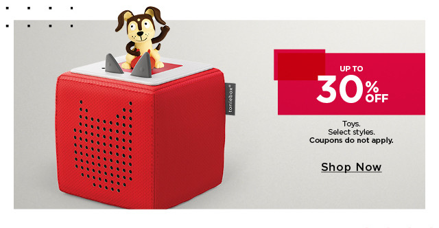 up to 30% off toys