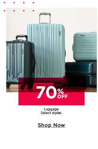70% off luggage