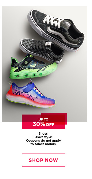 up to 30% off shoes
