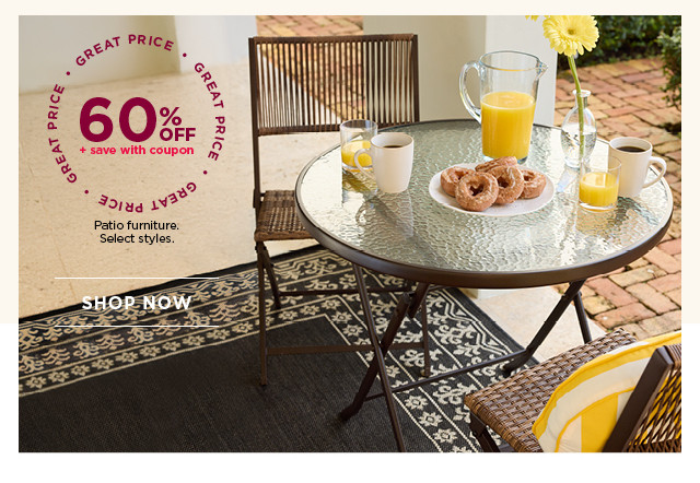 60% off patio furniture