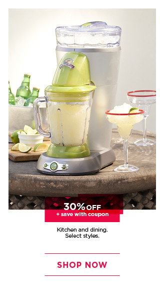 30% off kitchen and dining