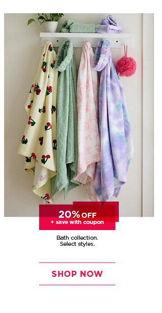 20% off bath collection