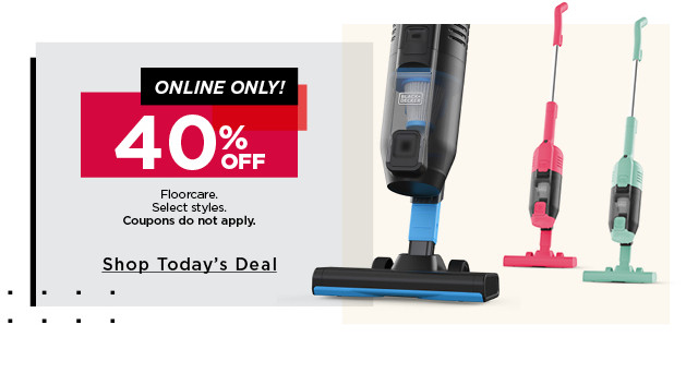 40% off floorcare