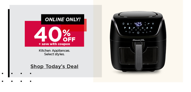 40% off kitchen appliances