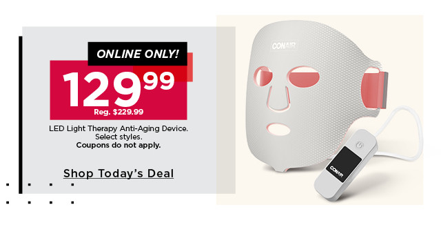 $129.99 LED light therapy anti-aging device