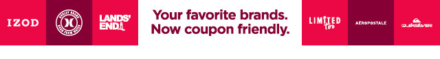 your favorit brands. now coupon friendly. 