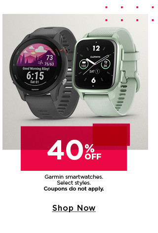 40% off garmin smartwatches