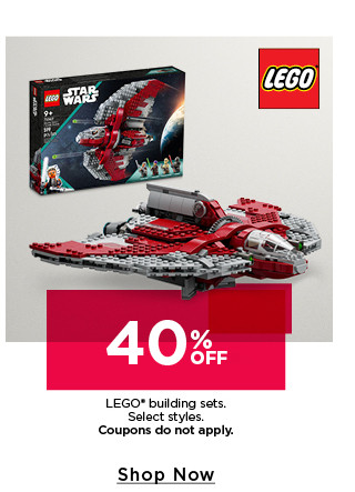40% off lego building sets