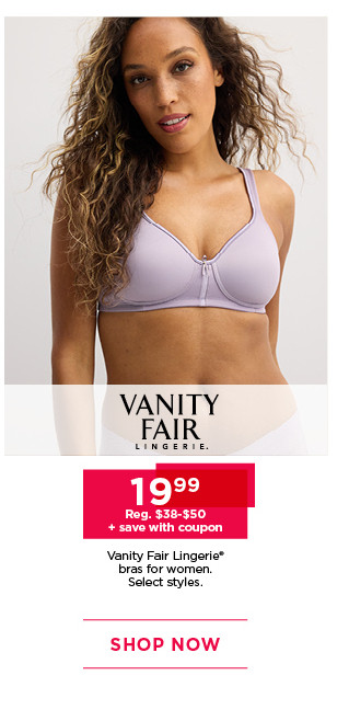$19.99 vanity fair lingerie bras for women. plus save with coupon. 