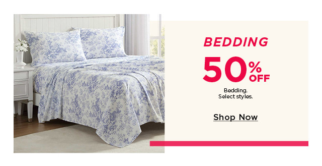 50% off bedding