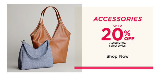 up to 20% off accessories