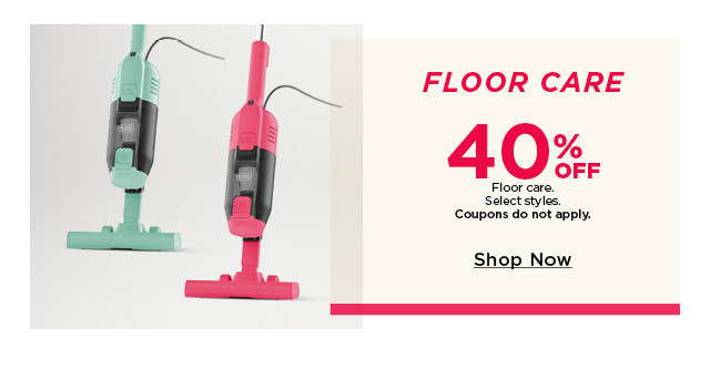 40% off floor care