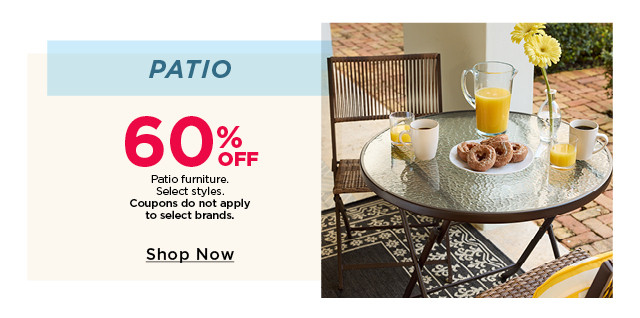 60% off patio furniture