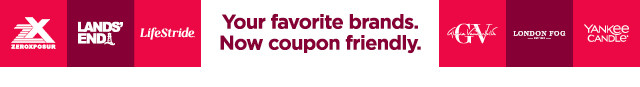 your favorite brands. now coupon friendly.