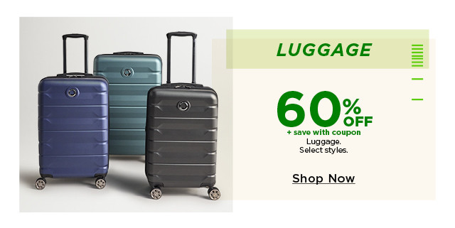 60% off luggage