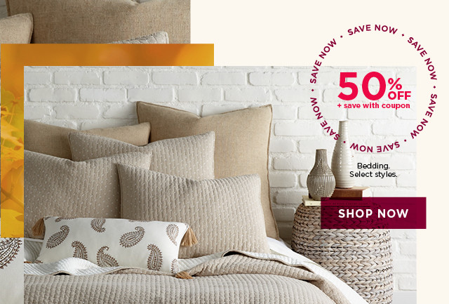 50% off bedding