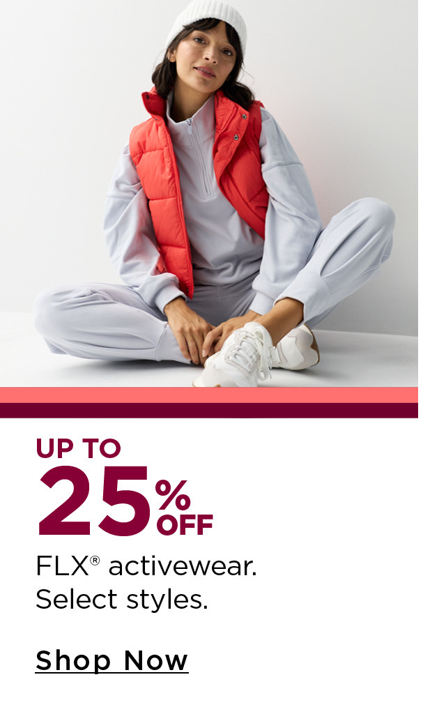 FLX activewear up to 25% off