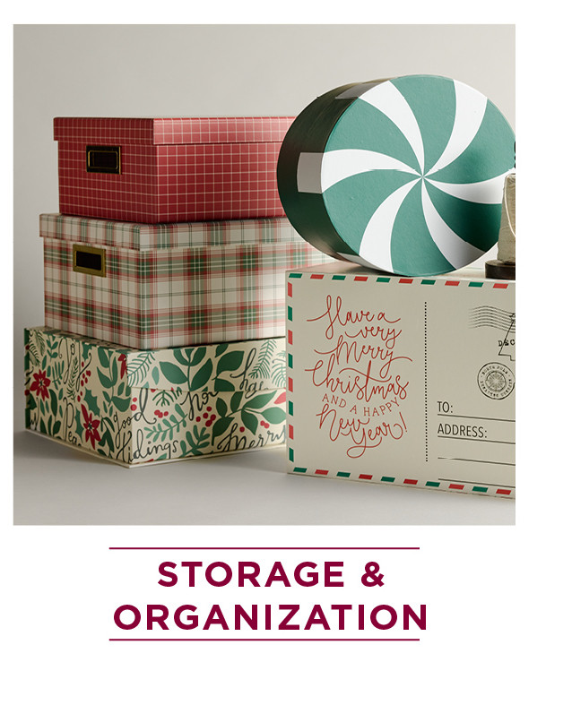 storage and organization