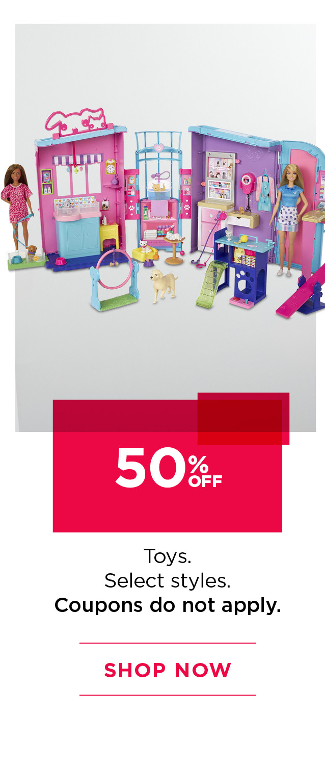 50% off toys