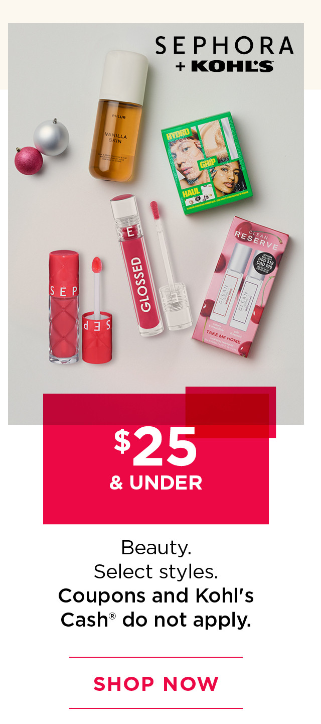 $25 and under beauty