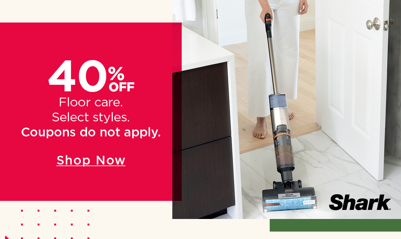 40% off floor care
