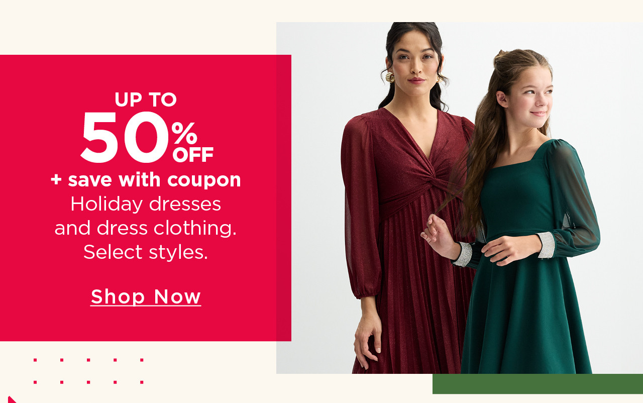 up to 50% off plus save with coupon holiday dresses and dress clothing