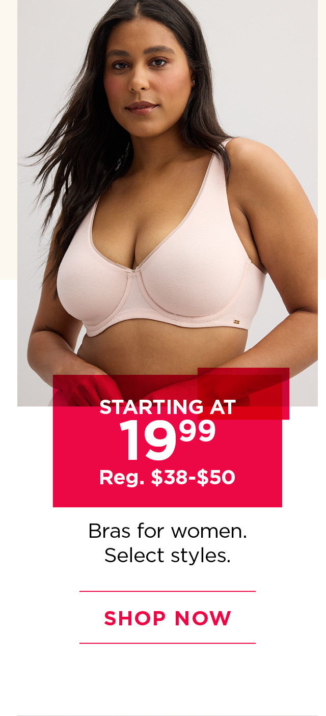 starting at $19.99 bras for women