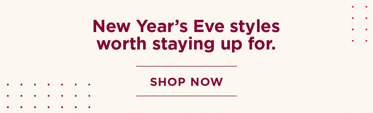 shop new year's eve styles