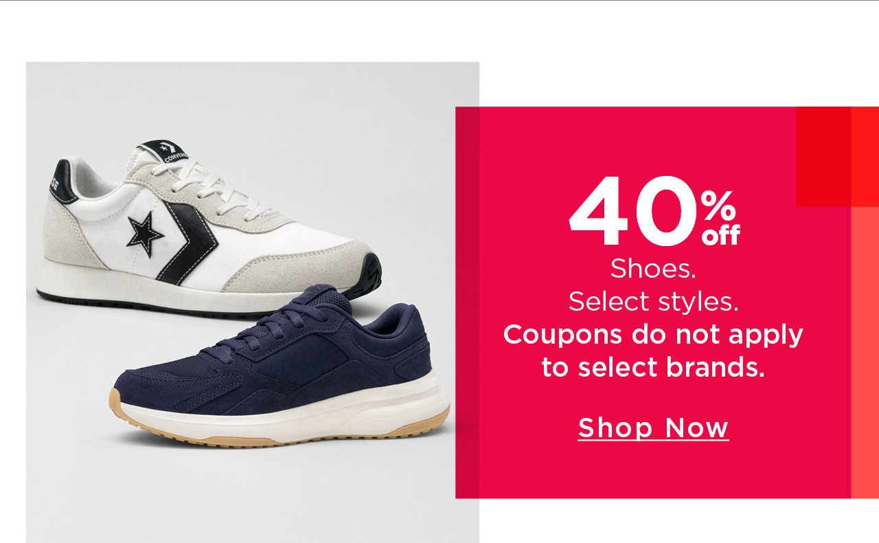 40% off shoes