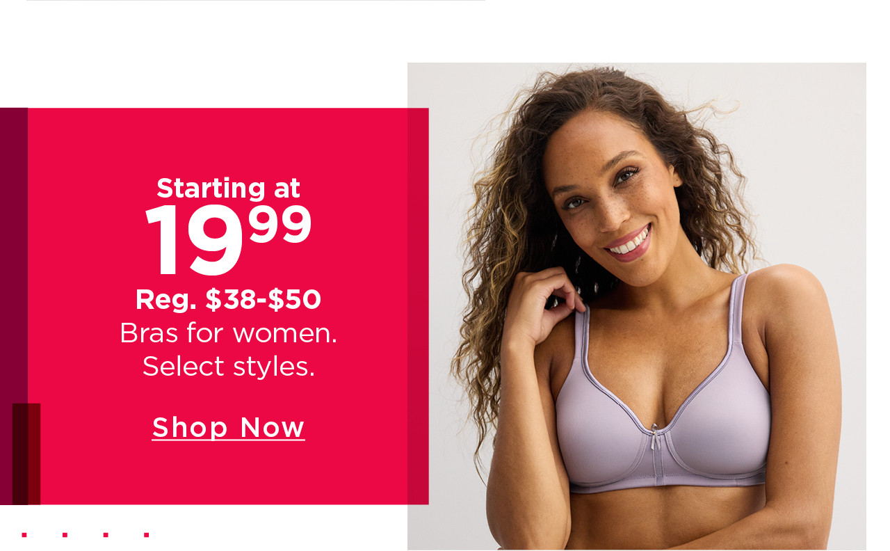 starting at $19.99 bras for women