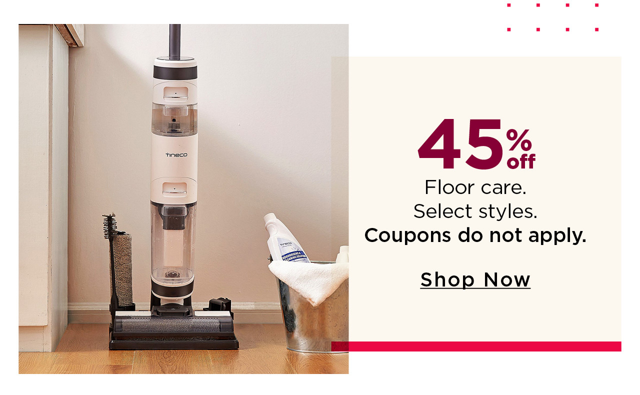 40% off floor care