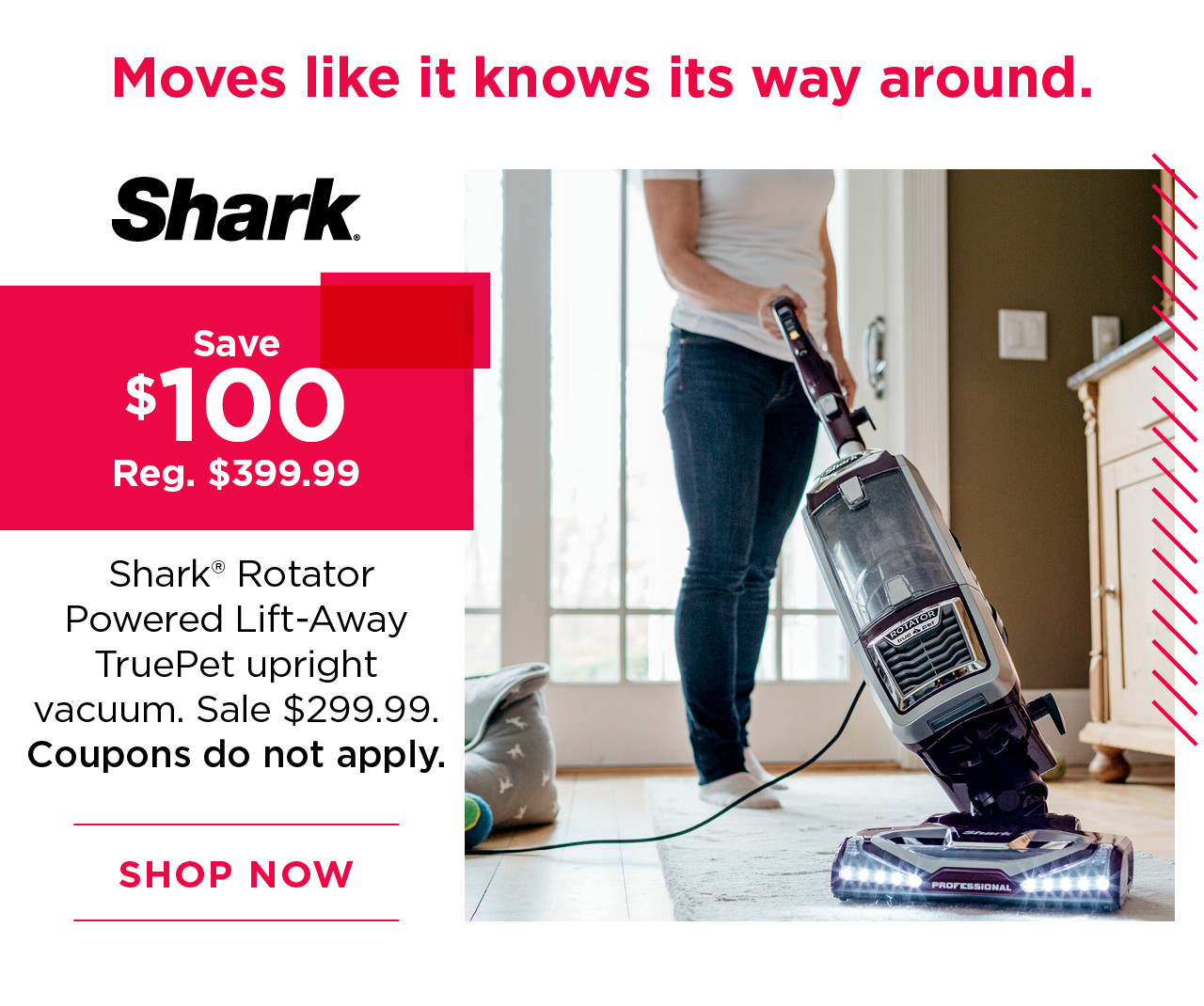 save $100 shark rotator powered lift away truepet upright vacuum